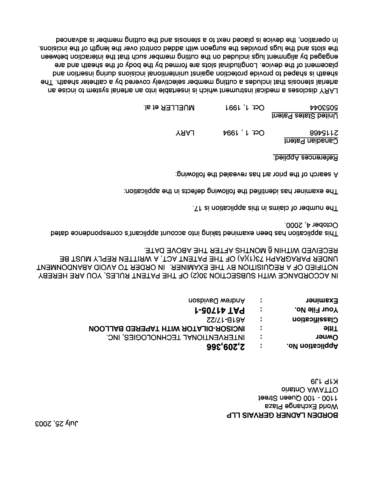 Document de brevet canadien 2209366. Poursuite-Amendment 20021225. Image 1 de 3