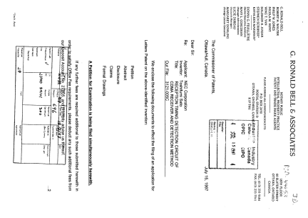 Canadian Patent Document 2210475. Assignment 19970715. Image 1 of 5