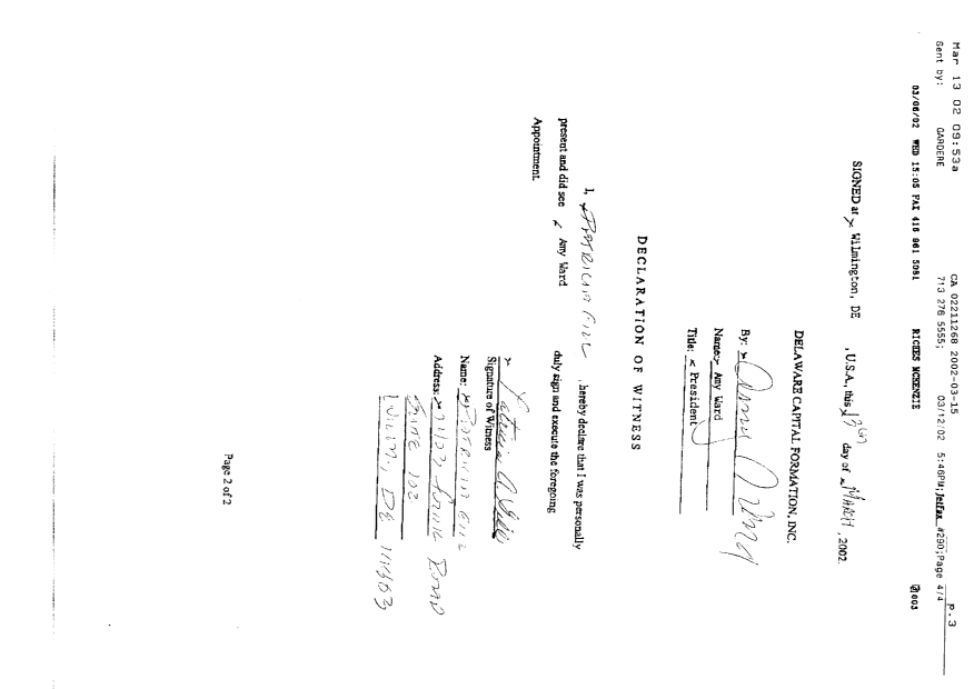 Canadian Patent Document 2211268. Correspondence 20020315. Image 3 of 3