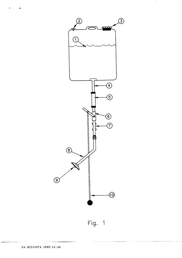 Canadian Patent Document 2211974. Drawings 19991126. Image 1 of 5