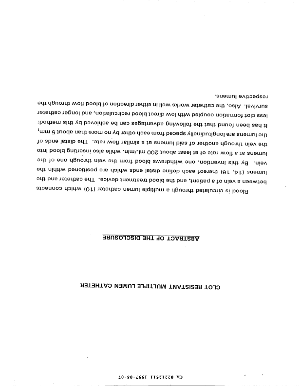 Document de brevet canadien 2212511. Abrégé 19961207. Image 1 de 1