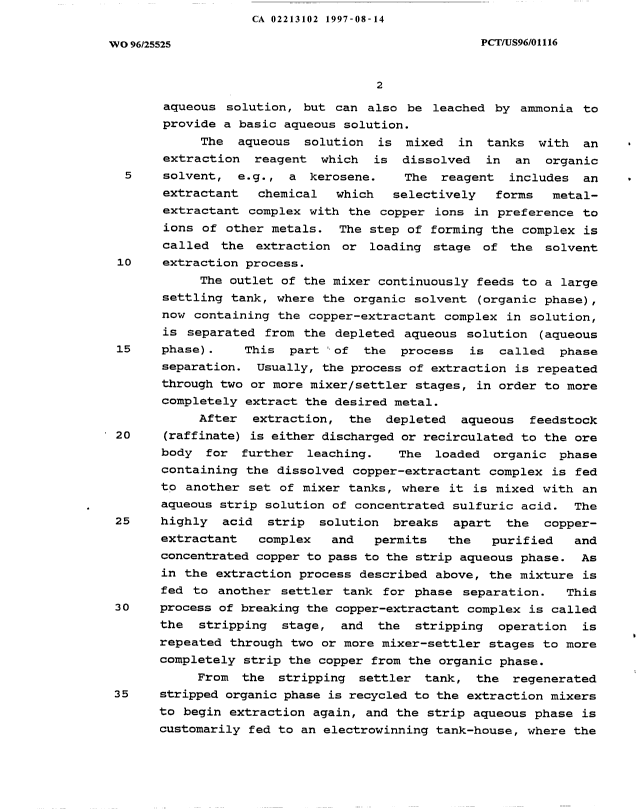 Canadian Patent Document 2213102. Description 19970814. Image 2 of 36