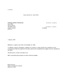 Document de brevet canadien 2214838. Correspondance 19990109. Image 1 de 1