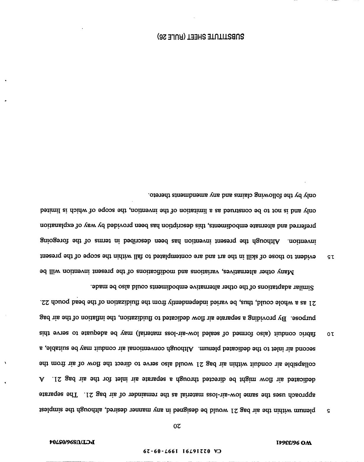 Canadian Patent Document 2216791. Description 19961229. Image 20 of 20