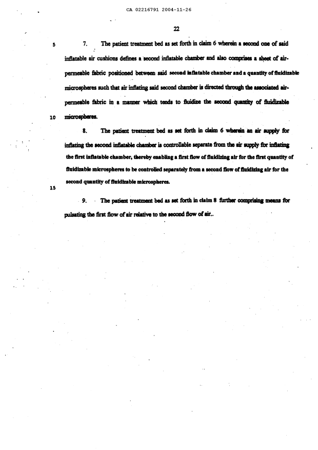 Document de brevet canadien 2216791. Revendications 20031226. Image 2 de 2