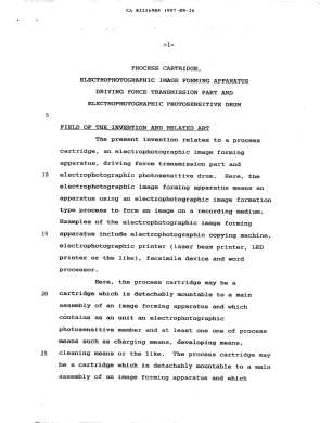 Canadian Patent Document 2216905. Description 19970926. Image 1 of 80