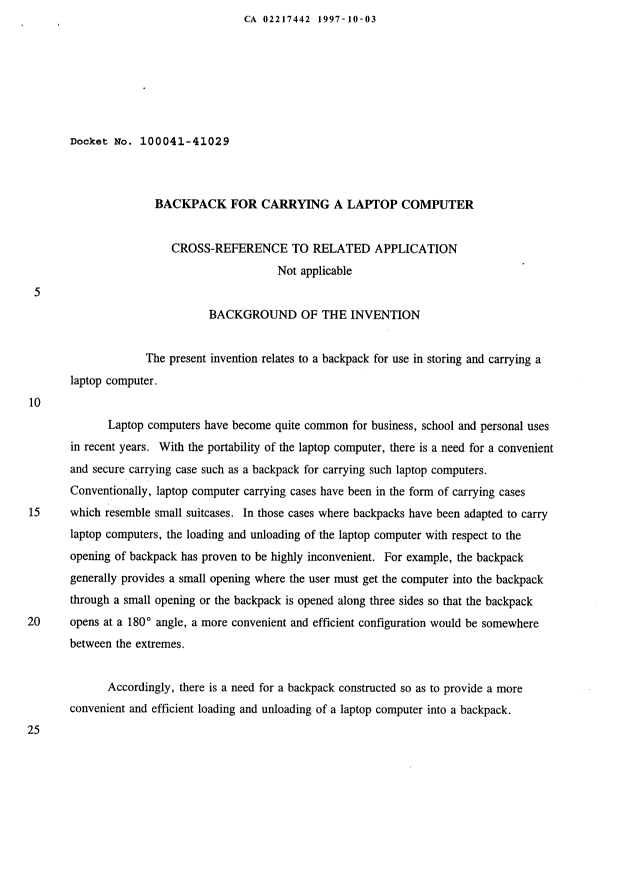 Document de brevet canadien 2217442. Description 19971003. Image 1 de 6