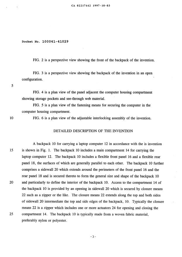 Canadian Patent Document 2217442. Description 19971003. Image 3 of 6