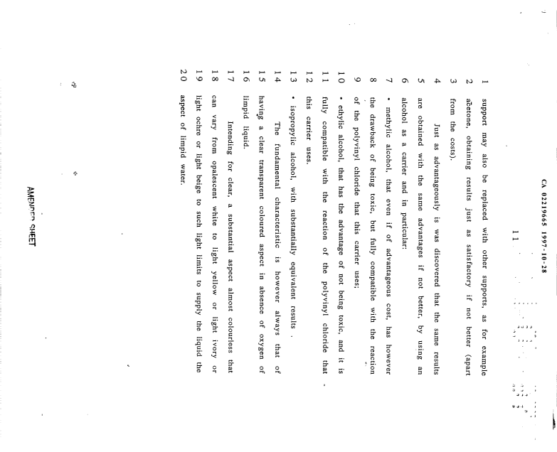 Canadian Patent Document 2219665. Description 20010607. Image 12 of 12