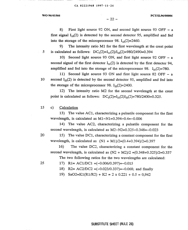 Document de brevet canadien 2221968. Description 19961224. Image 22 de 22