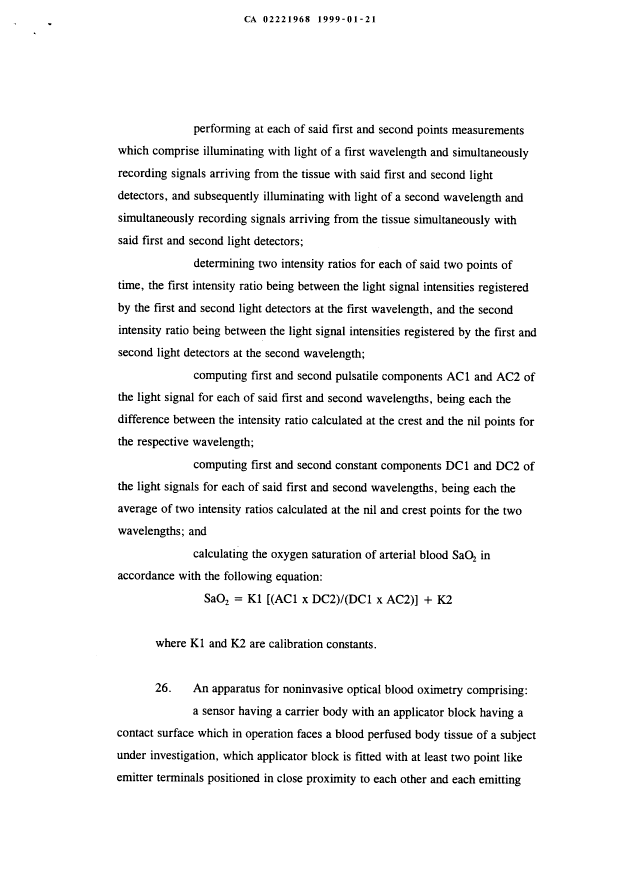 Document de brevet canadien 2221968. Poursuite-Amendment 19981221. Image 7 de 8