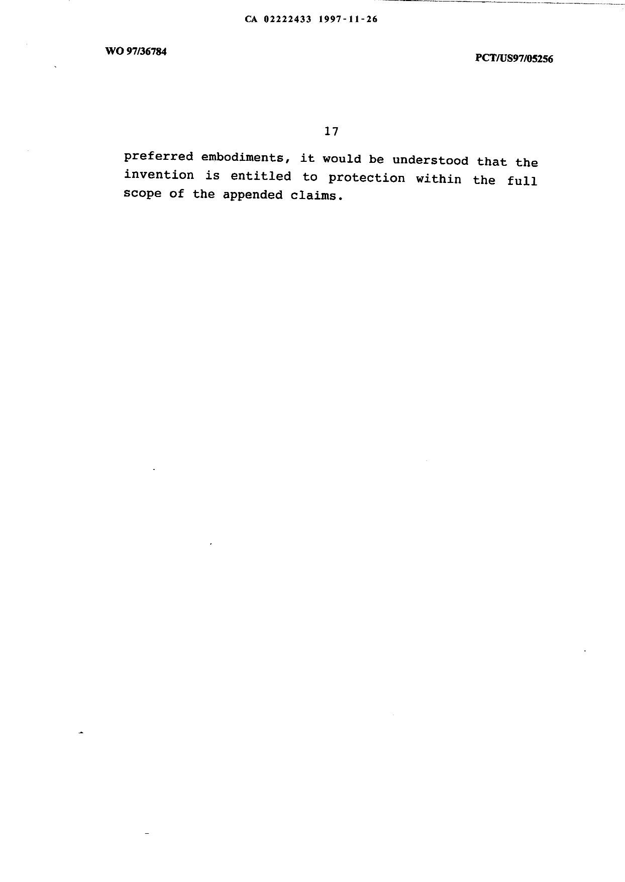 Canadian Patent Document 2222433. Description 19971126. Image 17 of 17