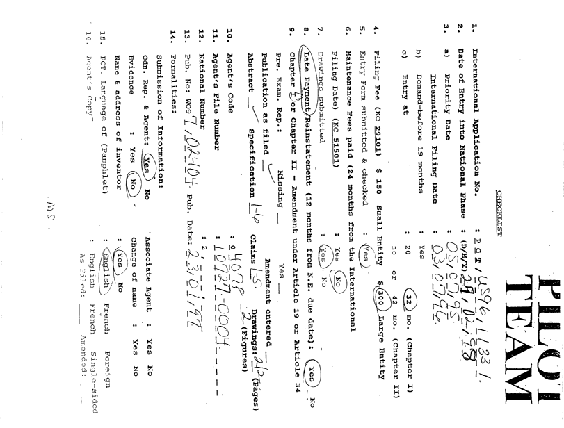 Document de brevet canadien 2222842. PCT 19971229. Image 1 de 8