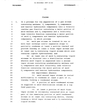 Document de brevet canadien 2223042. Revendications 19971201. Image 1 de 12