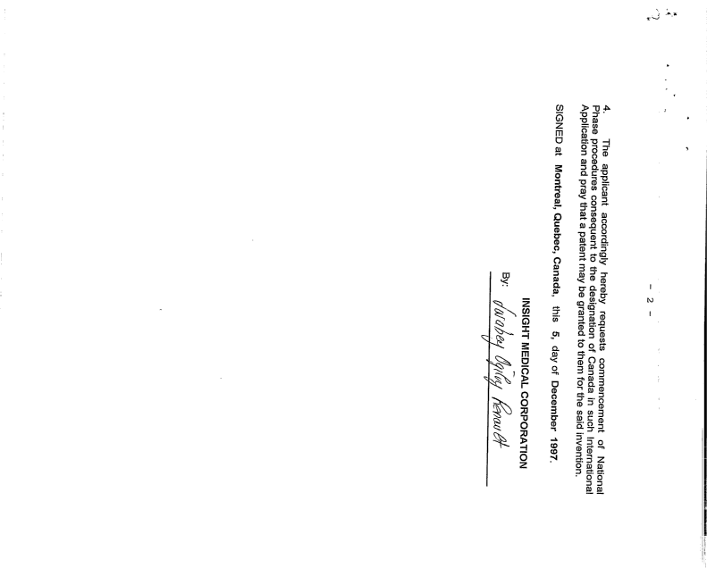 Document de brevet canadien 2223963. Cession 19961205. Image 4 de 4