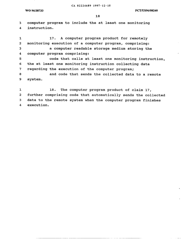 Document de brevet canadien 2224689. Revendications 19971215. Image 3 de 3