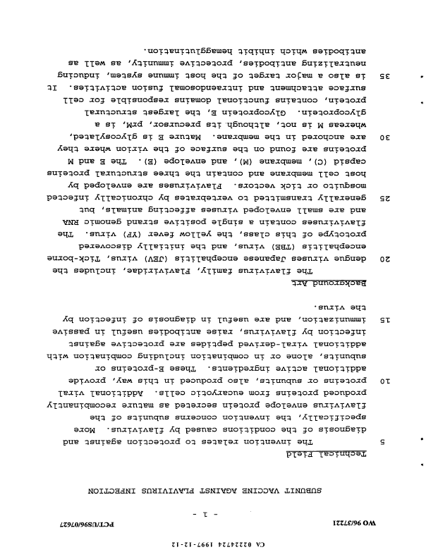 Canadian Patent Document 2224724. Description 20060125. Image 1 of 103