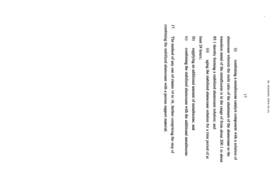 Canadian Patent Document 2225493. Prosecution-Amendment 20031201. Image 13 of 13