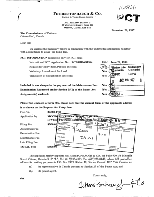 Document de brevet canadien 2225936. Cession 19971229. Image 1 de 4