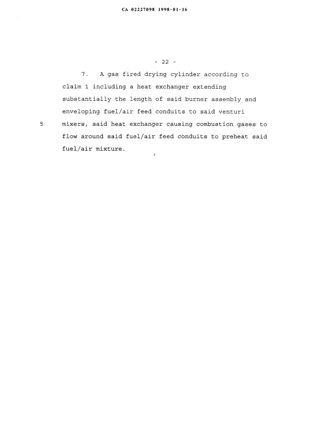 Document de brevet canadien 2227098. Revendications 19980116. Image 3 de 3
