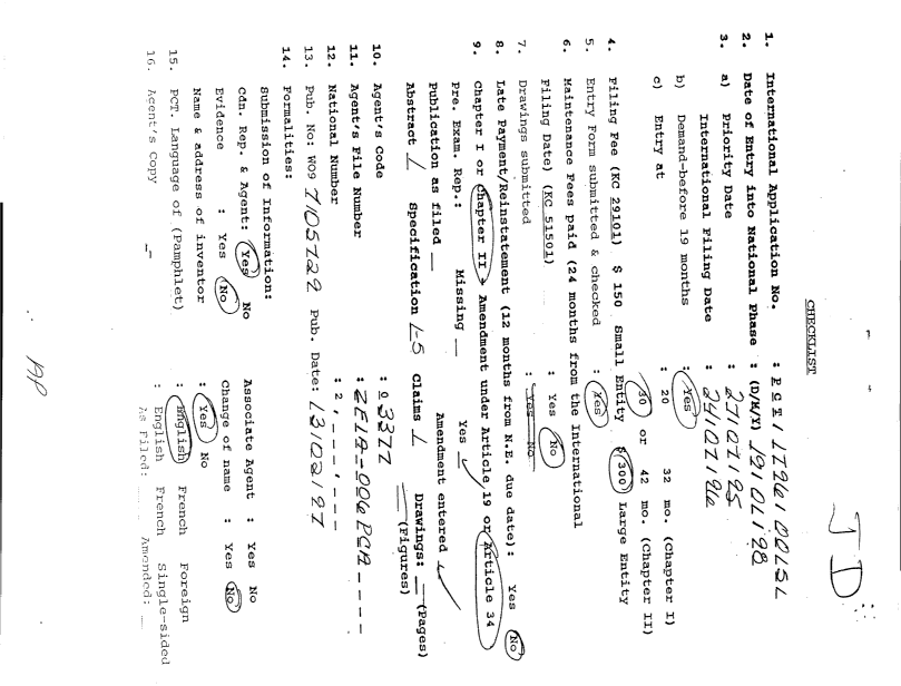 Document de brevet canadien 2227340. PCT 19980119. Image 1 de 10