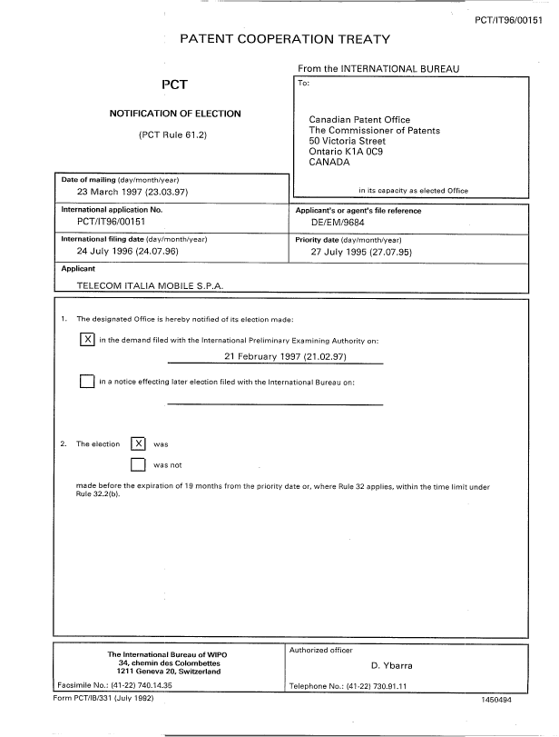 Document de brevet canadien 2227340. PCT 19980119. Image 2 de 10