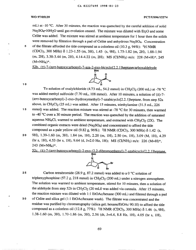Canadian Patent Document 2227695. Description 19980123. Image 69 of 71