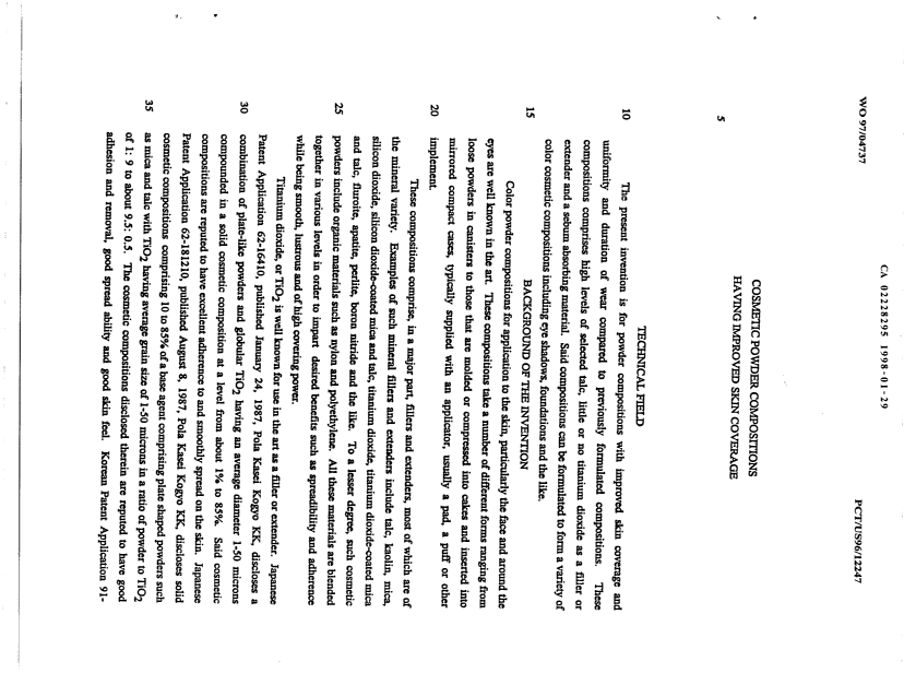 Canadian Patent Document 2228295. Description 19980129. Image 1 of 13