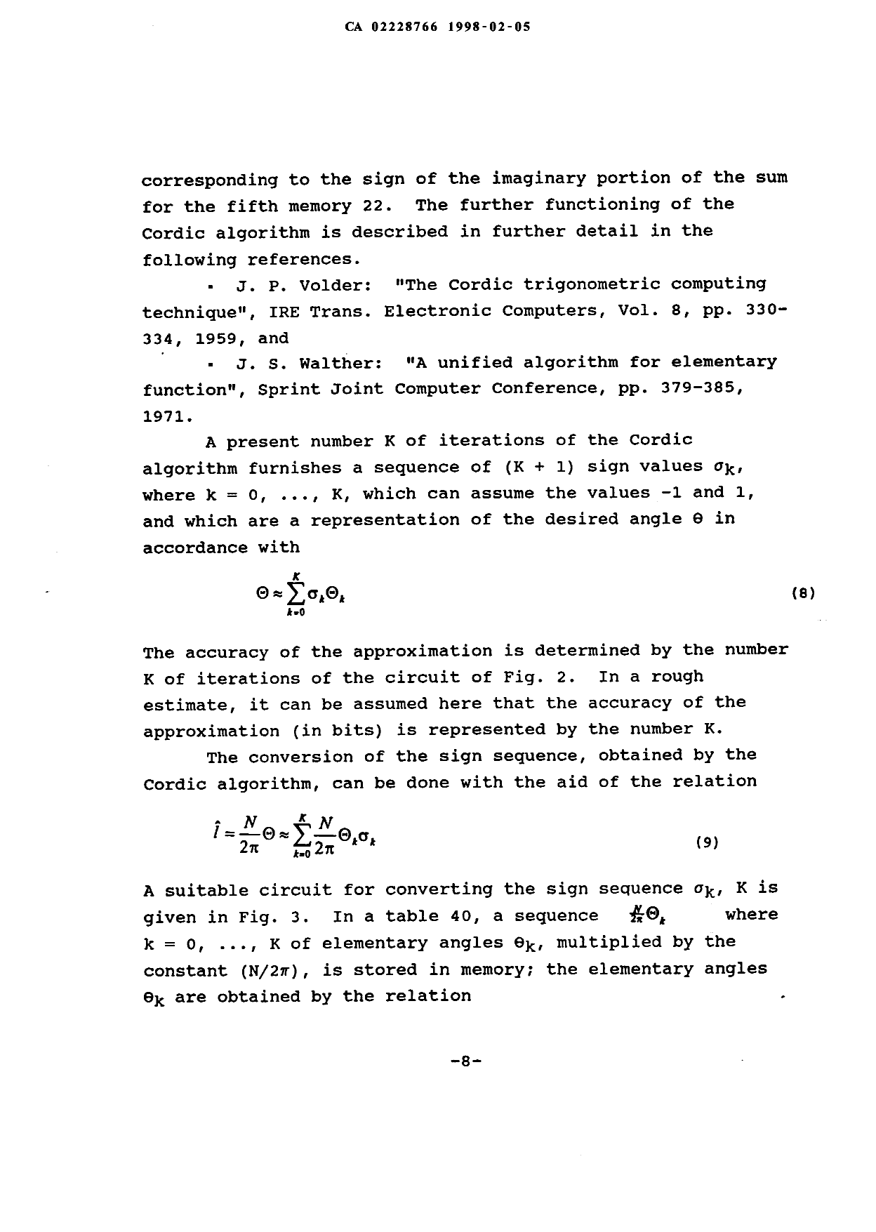 Canadian Patent Document 2228766. Description 19980205. Image 8 of 9