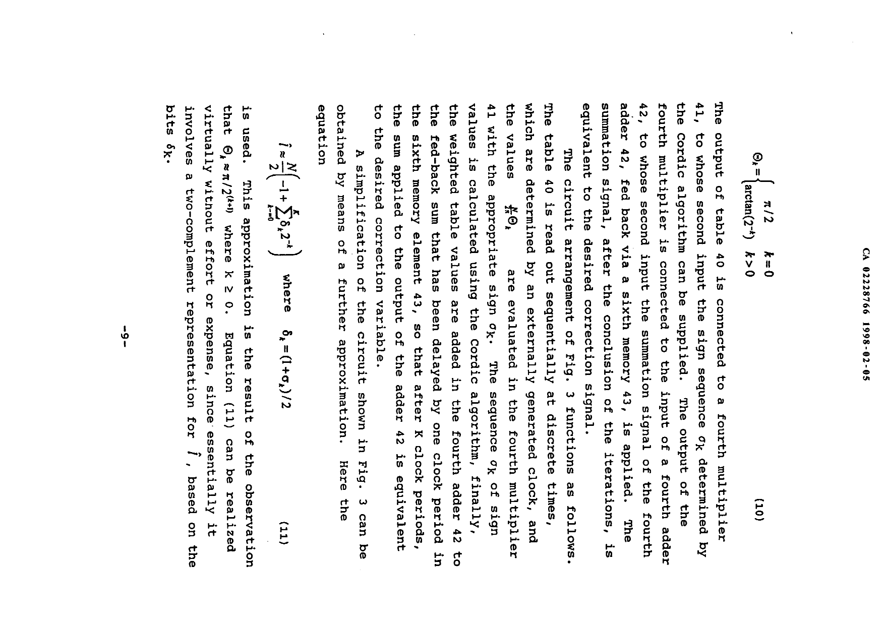 Canadian Patent Document 2228766. Description 19980205. Image 9 of 9