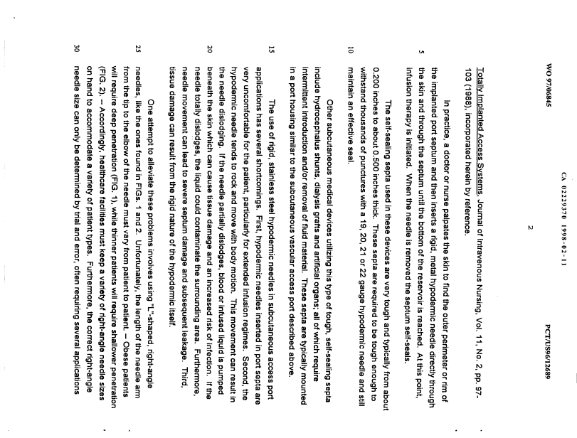 Document de brevet canadien 2229370. Description 19971211. Image 2 de 14