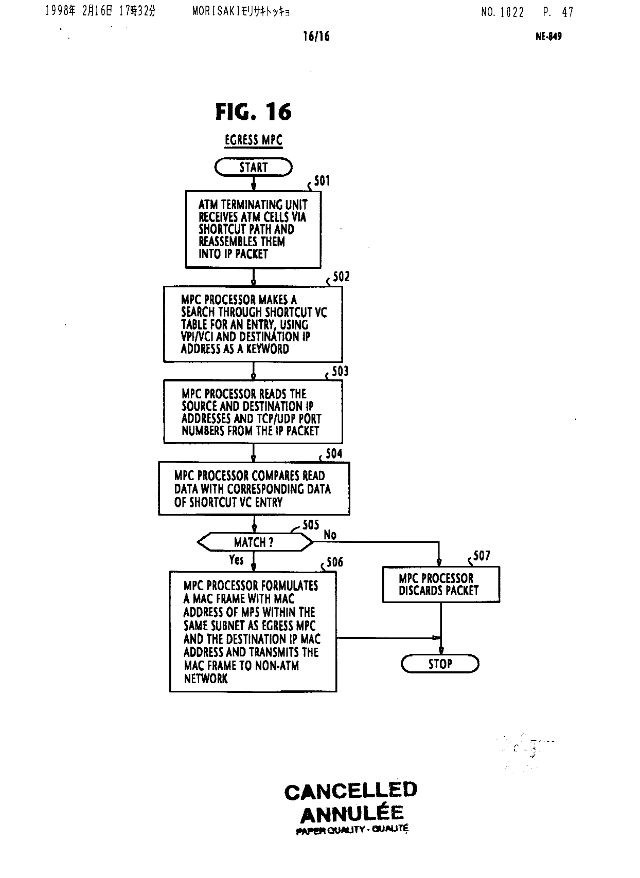 Canadian Patent Document 2229652. Correspondence 19980310. Image 46 of 46