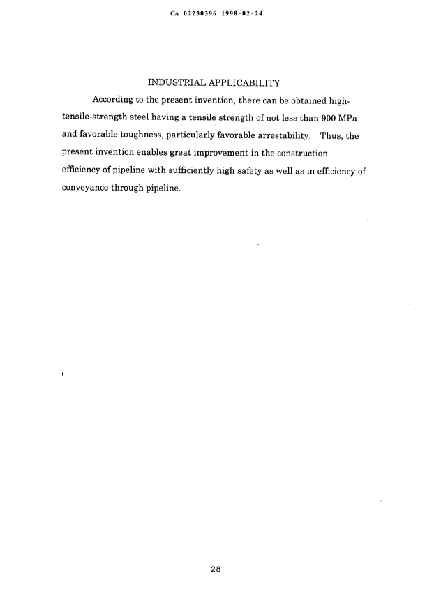 Canadian Patent Document 2230396. Description 19980224. Image 28 of 28