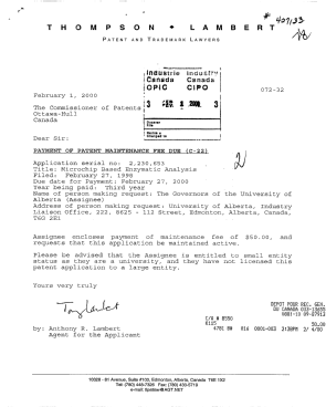 Document de brevet canadien 2230653. Taxes 20000201. Image 1 de 1