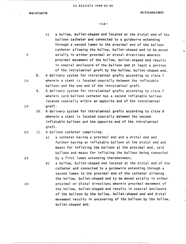 Document de brevet canadien 2231471. Revendications 19980307. Image 2 de 3