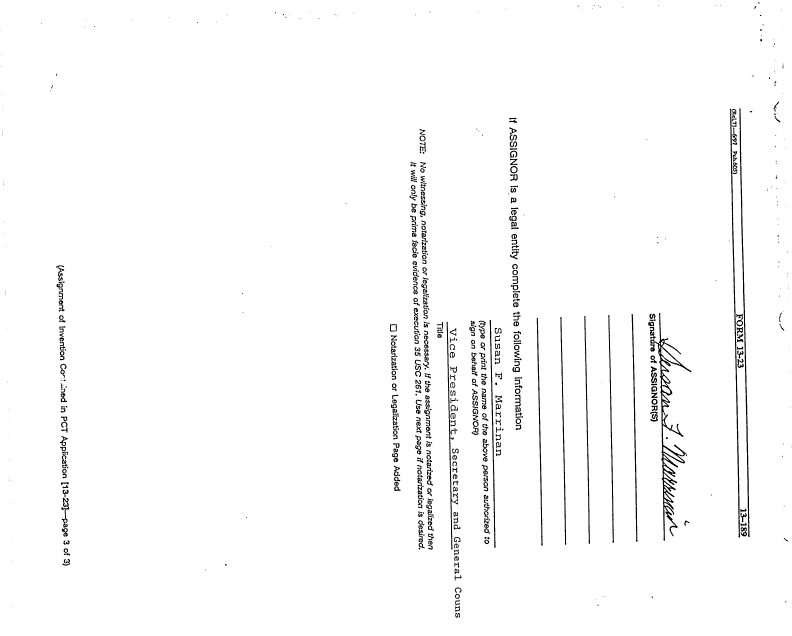 Document de brevet canadien 2232534. Cession 19980319. Image 15 de 15