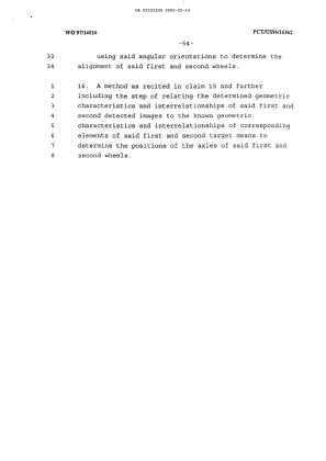 Document de brevet canadien 2232534. Revendications 20020214. Image 5 de 5