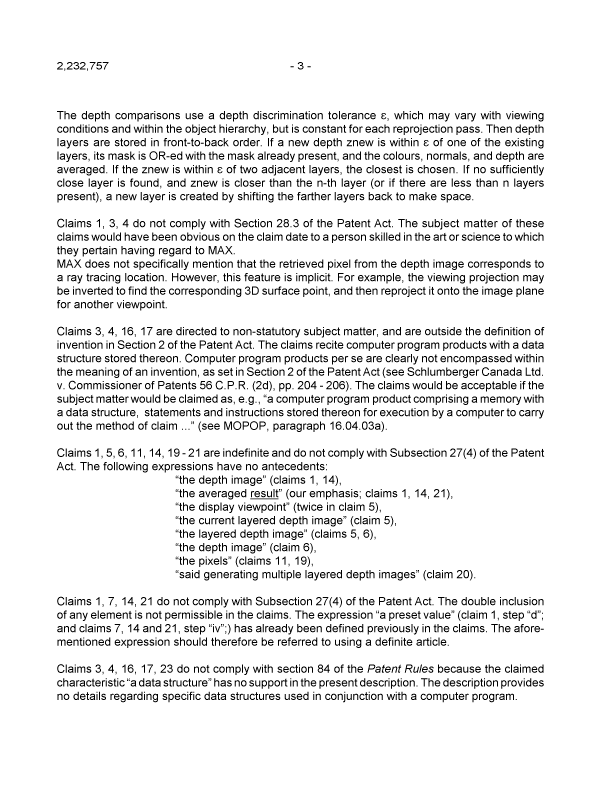 Canadian Patent Document 2232757. Prosecution-Amendment 20050505. Image 3 of 4