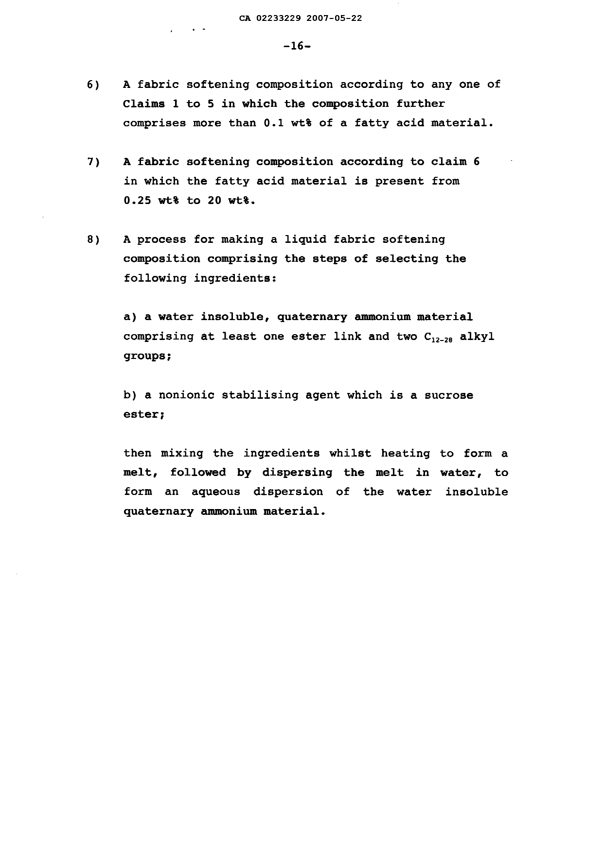 Canadian Patent Document 2233229. Prosecution-Amendment 20070522. Image 7 of 7