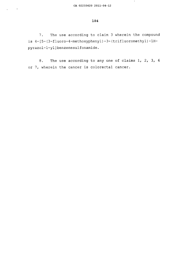 Document de brevet canadien 2233620. Revendications 20110412. Image 6 de 6