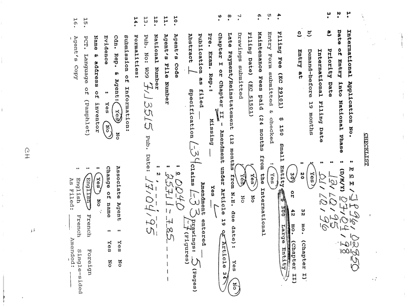 Document de brevet canadien 2234247. PCT 19980407. Image 1 de 20