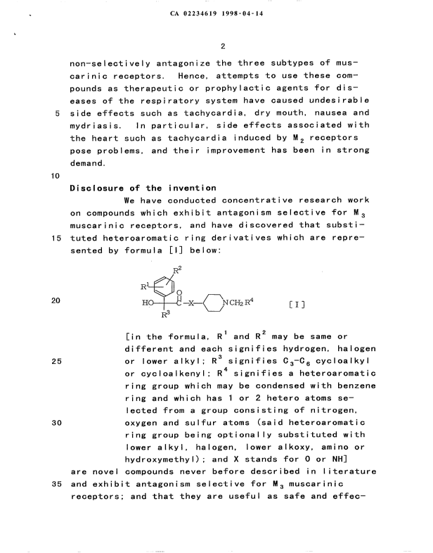 Canadian Patent Document 2234619. Description 19980414. Image 2 of 45