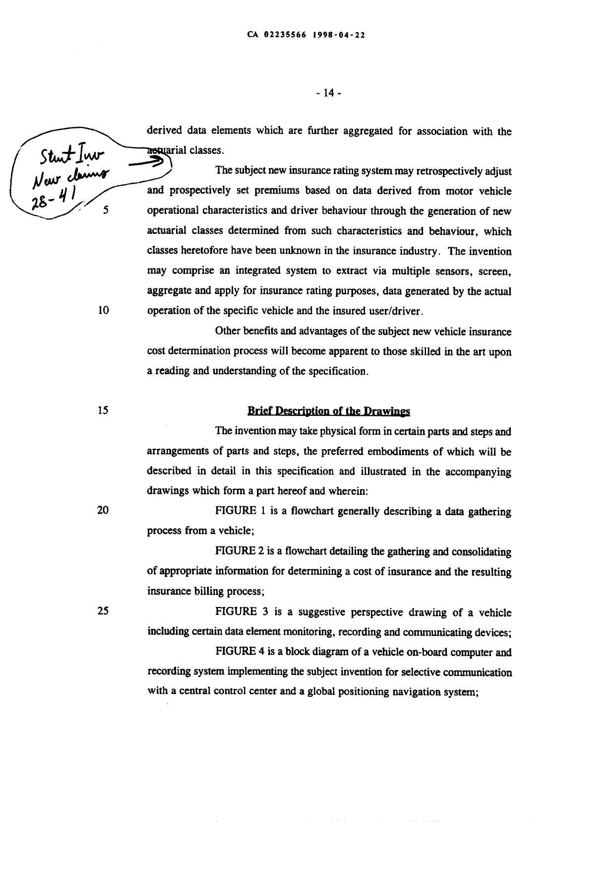 Canadian Patent Document 2235566. Prosecution-Amendment 20030610. Image 14 of 14