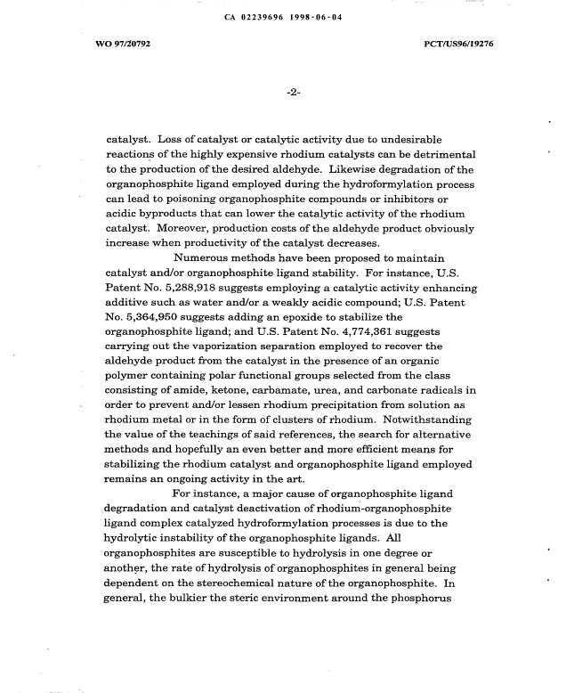 Document de brevet canadien 2239696. Description 20060726. Image 2 de 72