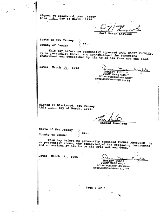 Document de brevet canadien 2240377. Cession 19980611. Image 7 de 7