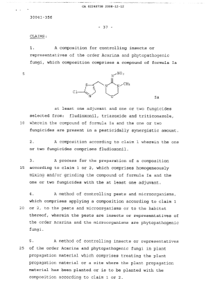 Document de brevet canadien 2240738. Revendications 20081212. Image 1 de 1