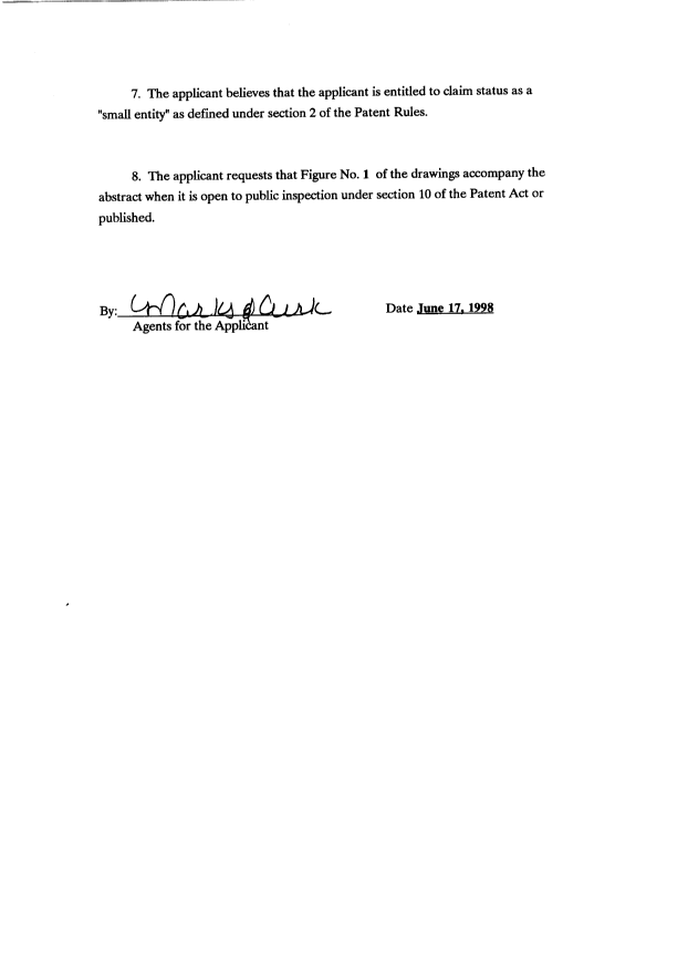 Document de brevet canadien 2240920. Cession 19980617. Image 3 de 3