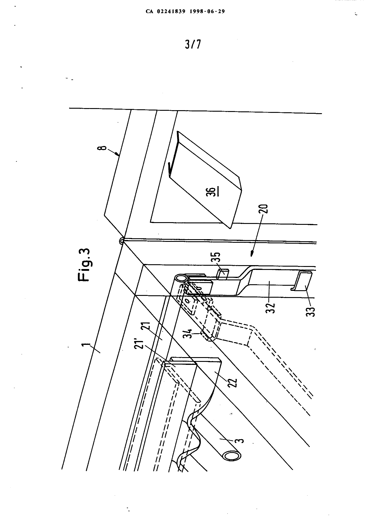 Canadian Patent Document 2241839. Drawings 19980629. Image 3 of 7