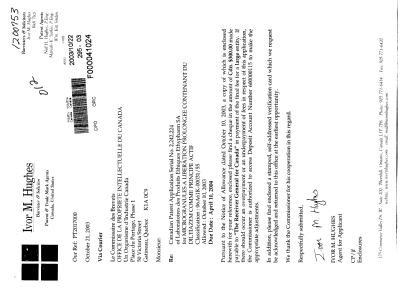 Canadian Patent Document 2242224. Correspondence 20021222. Image 1 of 2