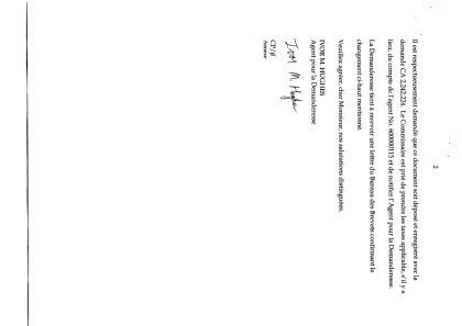 Document de brevet canadien 2242224. Correspondance 20021227. Image 2 de 3